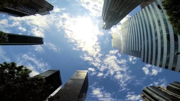 Λος Άντζελες κάθετη ουρανοξύστες — Αρχείο Βίντεο