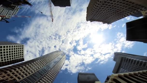 Los angeles vertikale Wolkenkratzer — Stockvideo