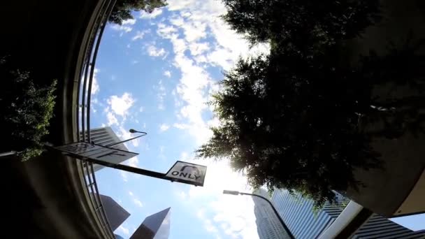 Los angeles verticale wolkenkrabbers — Stockvideo