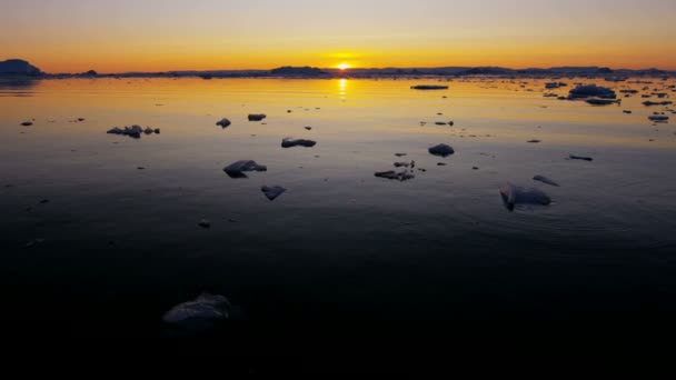 Ilulissat Icefjord Disko Bay Groenlandia — Vídeo de stock