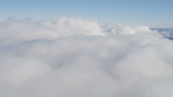 Wolken atmosferische bevroren water kristallen — Stockvideo