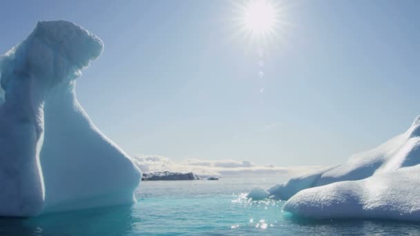 Илулиссат Icefjord Залив Disko Гренландия — стоковое видео