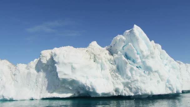 Ilulissat icefjord disko záliv — Stock video