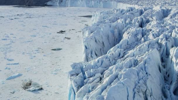 Olvadó Polar jégsapka Grönland Disko Bay — Stock videók