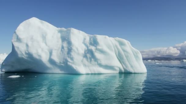 Ilulissat Icefjord Disko Bay Groenlandia — Video Stock