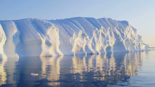 Илулиссат Icefjord Залив Disko Гренландия — стоковое видео