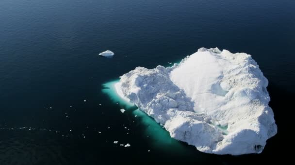 Disko Bay Groenland masse de glace flottante — Video