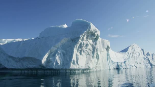 Ilulissat Icefjord Disko záliv Grónsko — Stock video