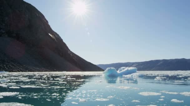 グリーンランドのイルリサット Icefjord ディスコ湾 — ストック動画