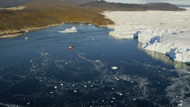 Ilulissat Icefjord Disko Bay Greenland — Videoclip de stoc