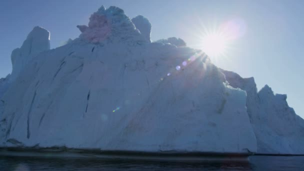 Ilulissat Icefjord Disko Bay Greenland — Stock Video