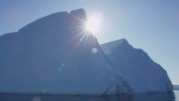 Всемирное наследие Disko Bay Greenland — стоковое видео