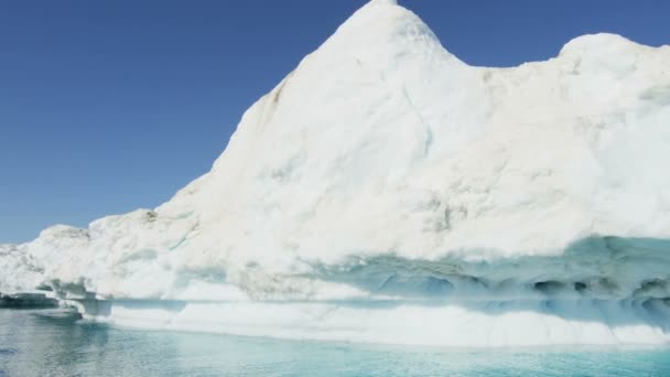 Ilulissat icefjord disko záliv — Stock video