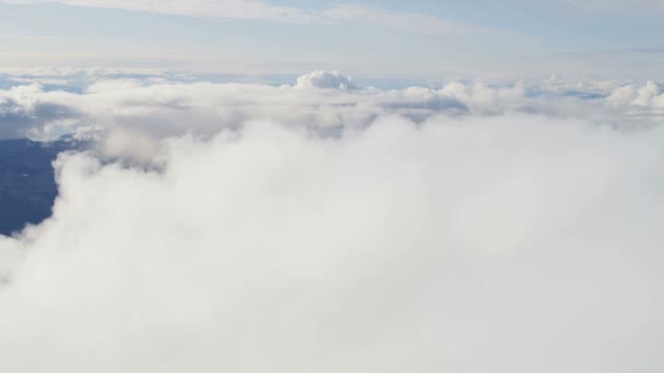 Kümülüs bulutlar kirlenmemiş ortam atmosfer — Stok video