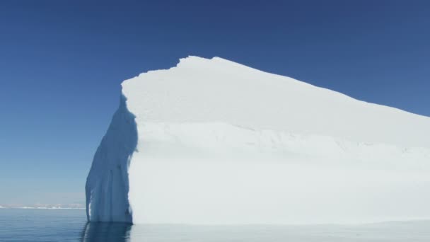 그린란드 일룰리사트 아이스피오르드 얼음 덩어리 — 비디오