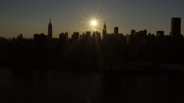 Empire state building costruzione di new york — Video Stock