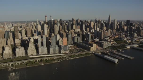 Wieżowce Midtown Manhattan Nowy Jork — Wideo stockowe