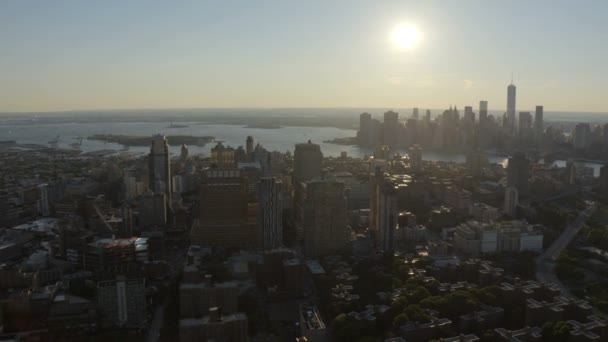 WTC New York Manhattan Brooklyn Bridge — Video Stock