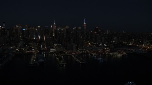 Gratte-ciel lumineux New York — Video