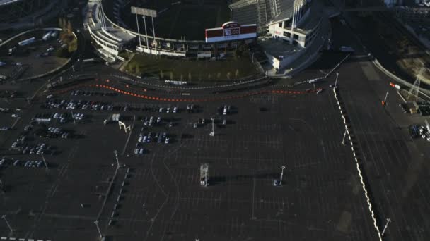 Raiders amerykański stadion piłkarski San Francisco — Wideo stockowe