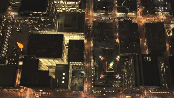 City traffic illuminated San Francisco — Stock Video