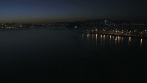 Puerto de contenedores Bahía de San Francisco — Vídeos de Stock