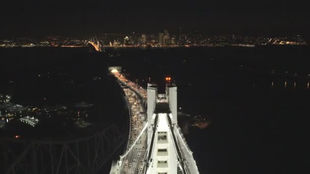 Nowe Oakland Bay Bridge San Francisco — Wideo stockowe