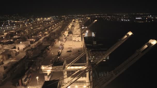 Puerto de contenedores Oakland Bahía de San Francisco — Vídeo de stock