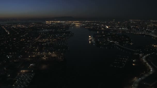 Container Port Oakland San Francisco Bay — Stock Video