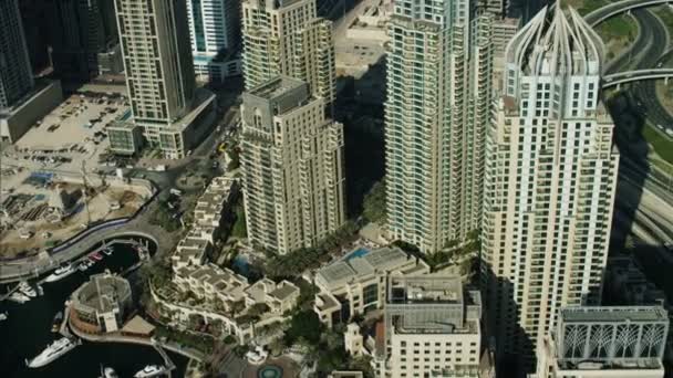 Dubai City Downtown Edifici Grattacieli — Video Stock