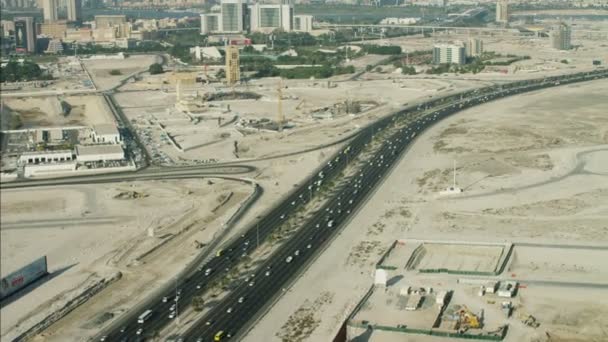 Tráfego aéreo Dubai Intersecção — Vídeo de Stock