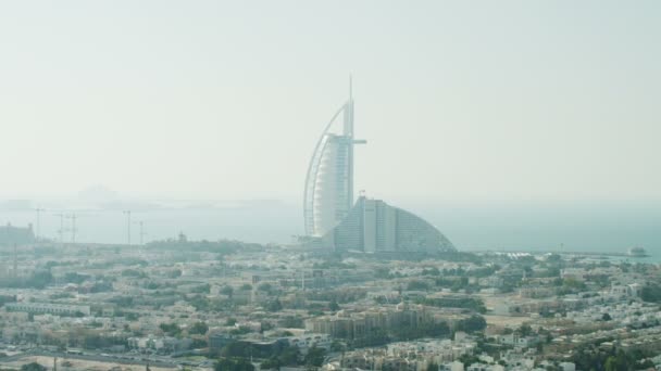 Dubai Burj al Arab 7 stars hotel — Stok Video