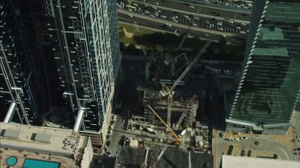空中迪拜公寓摩天大楼 — 图库视频影像