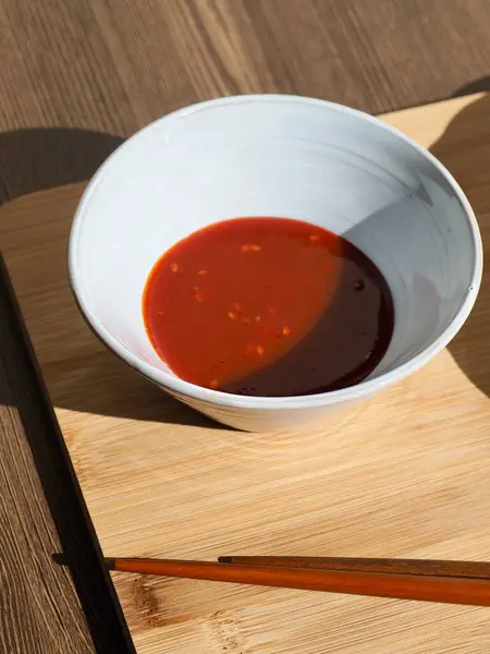 Korean Sources Redchili Pepper Paste Withvinegar Choseon Gochujang — Stok Foto