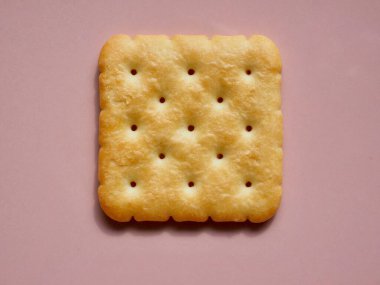 Kare şeklinde kahverengi bisküvi arkaplanı