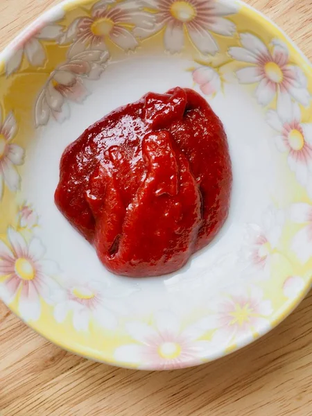 Salsa Tradizionale Coreana Kochujang Salsa Pasta Pepe Rosso — Foto Stock