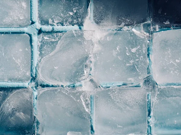 Square shaped broken ice background