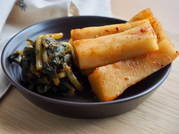 Korean traditional food radish kimchi