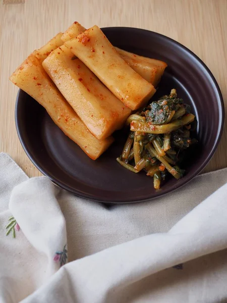Korean traditional food radish kimchi