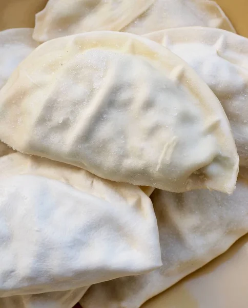 Asiático Alimentos Tradicionais Bolinhos Congelados — Fotografia de Stock