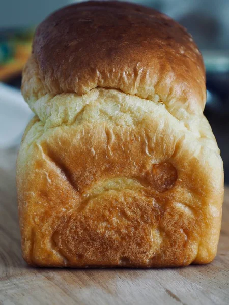 Коричневий Хліб Фон Їжа Сніданок — стокове фото