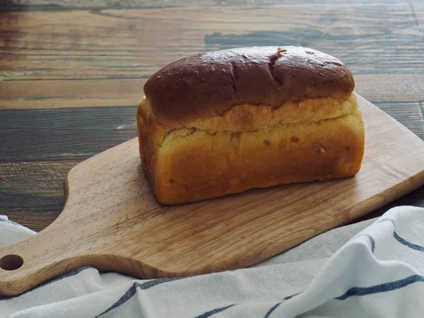 Bruin Brood Achtergrond Eten Ontbijt — Stockfoto