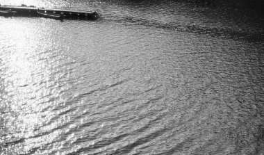 Kore daecheong göl dalgası, siyah beyaz fotoğraf