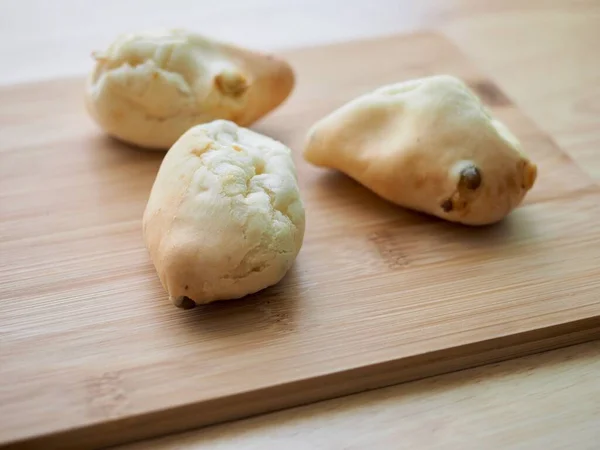 Chewy Bread Snacks Desserter Mat – stockfoto