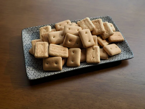 Kex Bröd Nödmat Snack Dessert — Stockfoto
