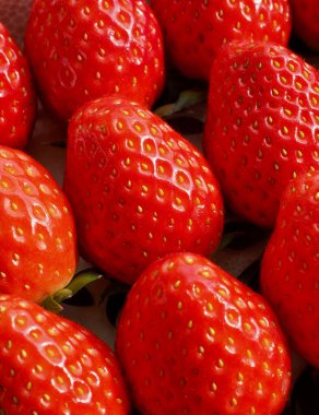 Taze Organik Meyve Çilek Arkaplan Resmi