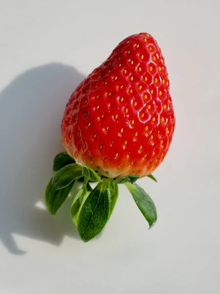 Image Frischer Bio Erdbeeren — Stockfoto