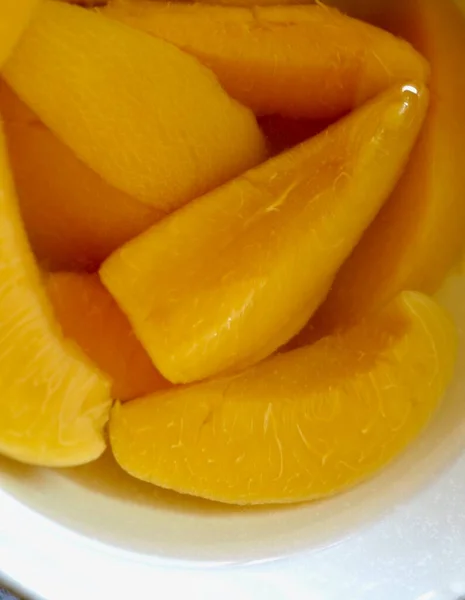 Kandírozott Sárga Őszibarack Élelmiszer Gyümölcs — Stock Fotó
