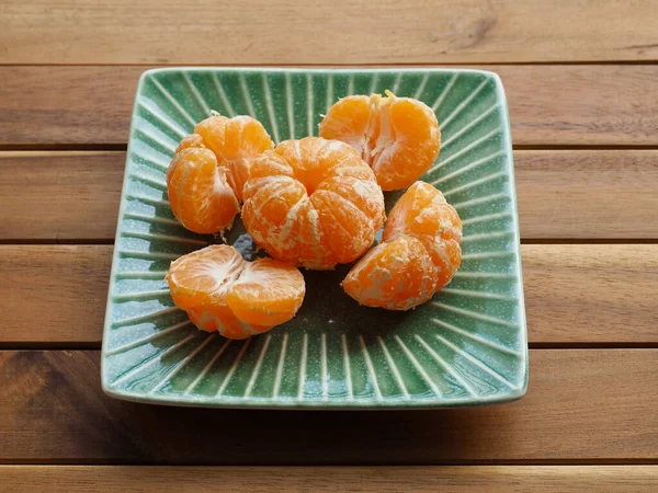 Frutta Fresca Coreana Jeju Agrumi Mandarino Mandarino — Foto Stock