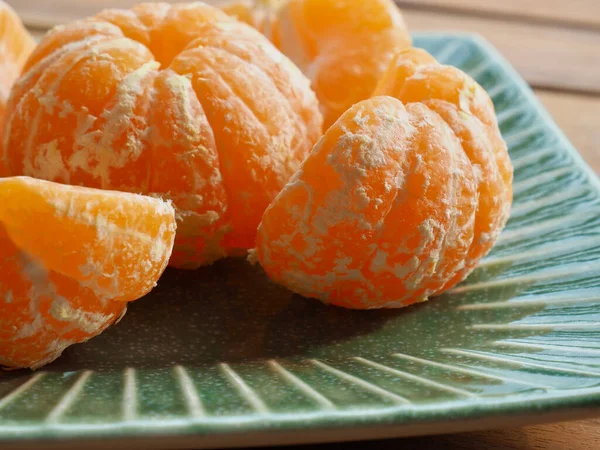 Fruta Fresca Coreana Jeju Citrus Mandarina Tangerina — Fotografia de Stock